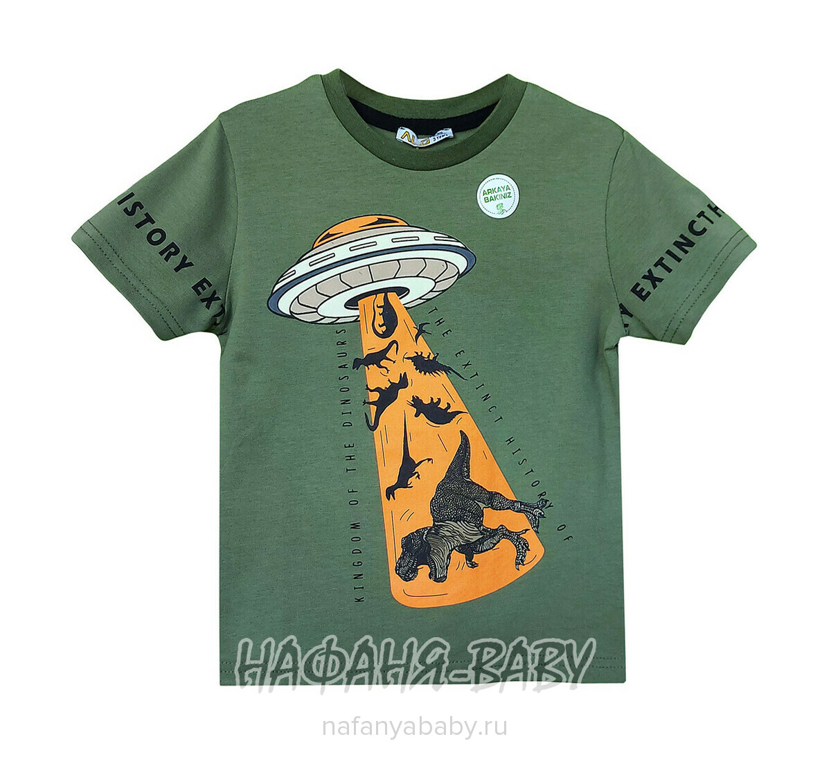 Детская футболка ALG, купить в интернет магазине Нафаня. арт: 222707 цвет дымчато-зеленый хаки
