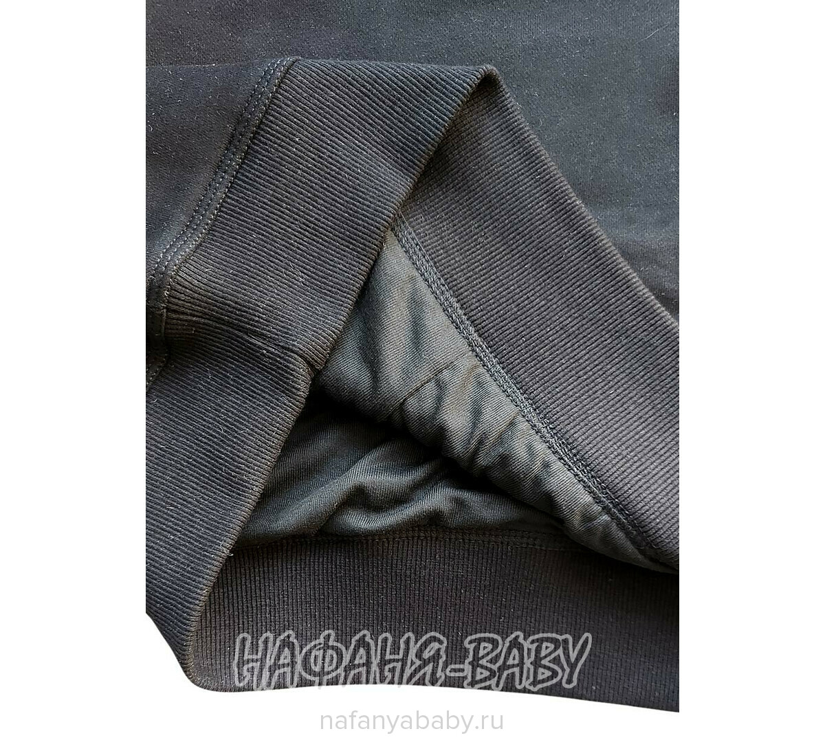 Теплая толстовка с подкладом XYD, купить в интернет магазине Нафаня. арт: 2275, цвет черный