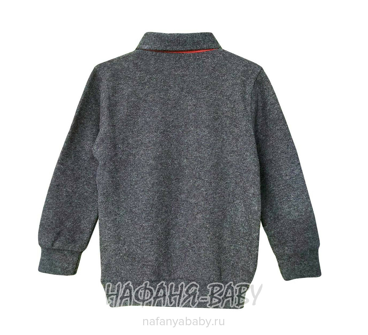 Детская рубашка-поло MODIMA арт: 260, 5-9 лет, цвет темно-серый, оптом Турция