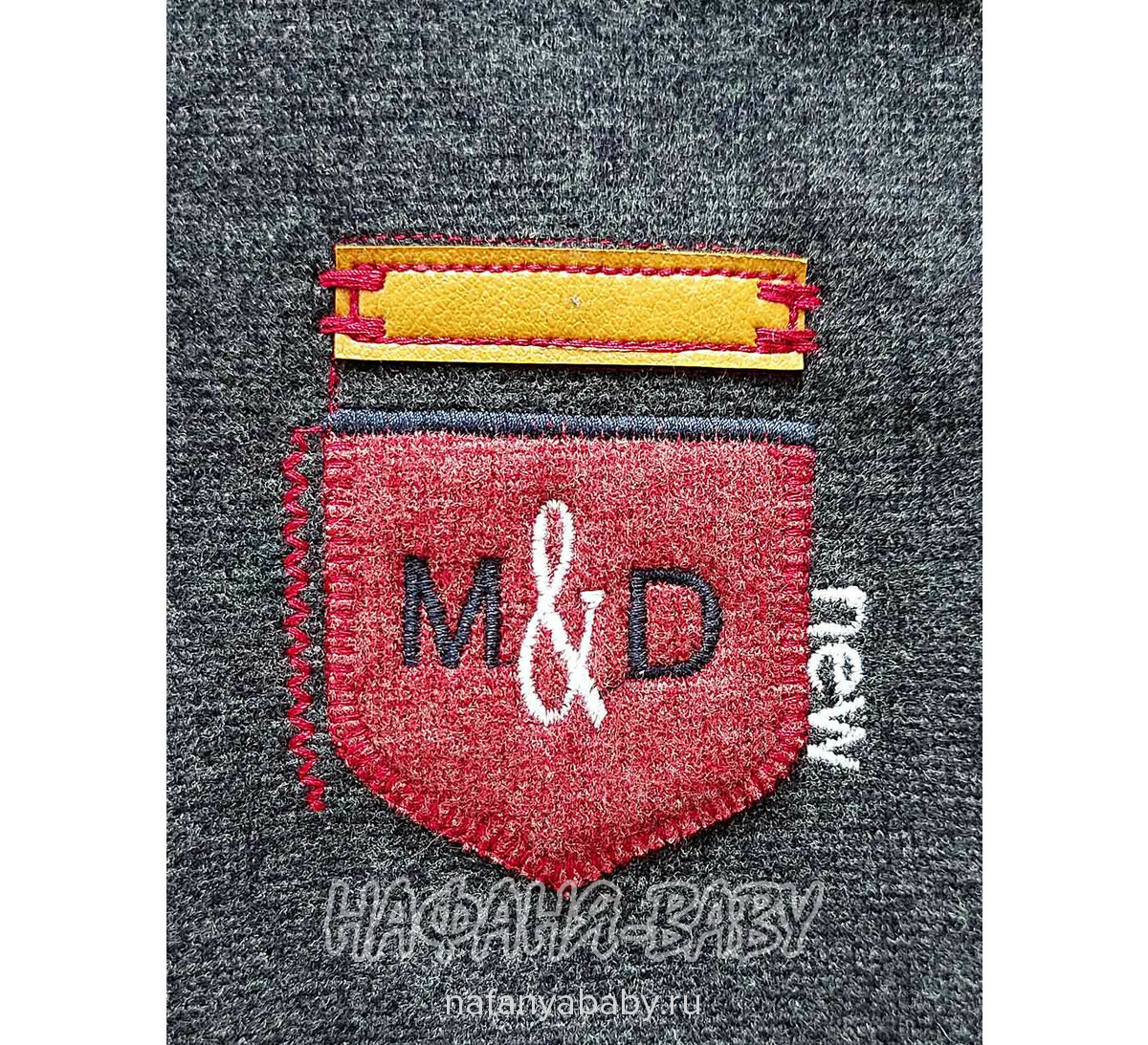 Детская рубашка-поло MODIMA арт: 260, 5-9 лет, цвет темно-серый, оптом Турция