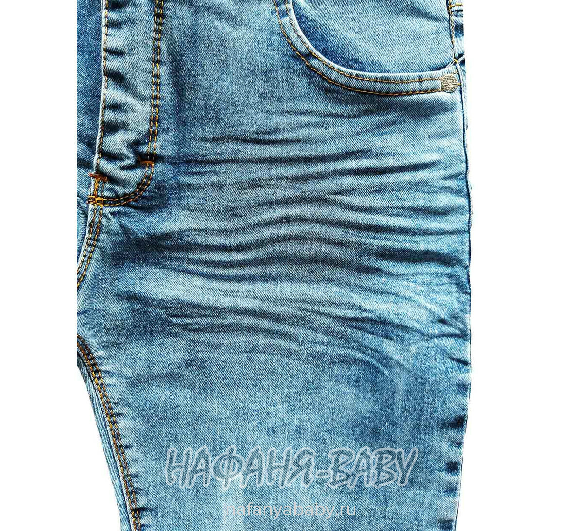 Подростковые джинсы TATI Jeans арт: 2627, 13-17 лет, цвет синий, оптом Турция