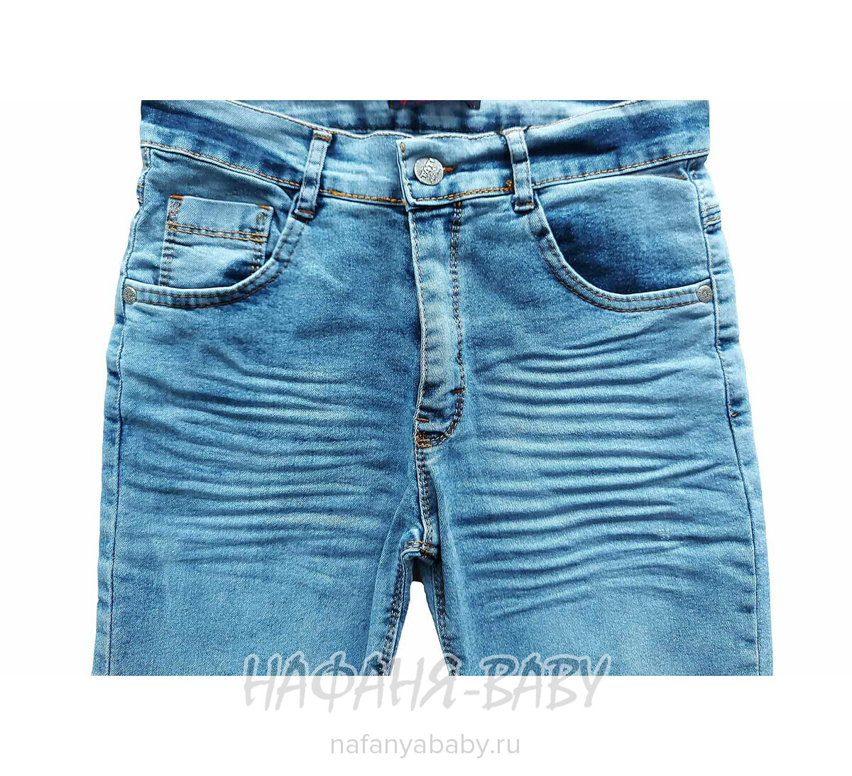 Подростковые джинсы TATI Jeans арт: 2627, 13-17 лет, цвет синий, оптом Турция