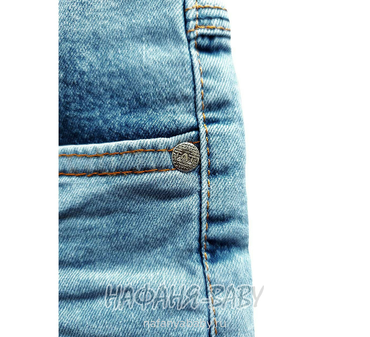 Подростковые джинсы TATI Jeans арт: 2627, 13-17 лет, цвет синий, оптом Турция