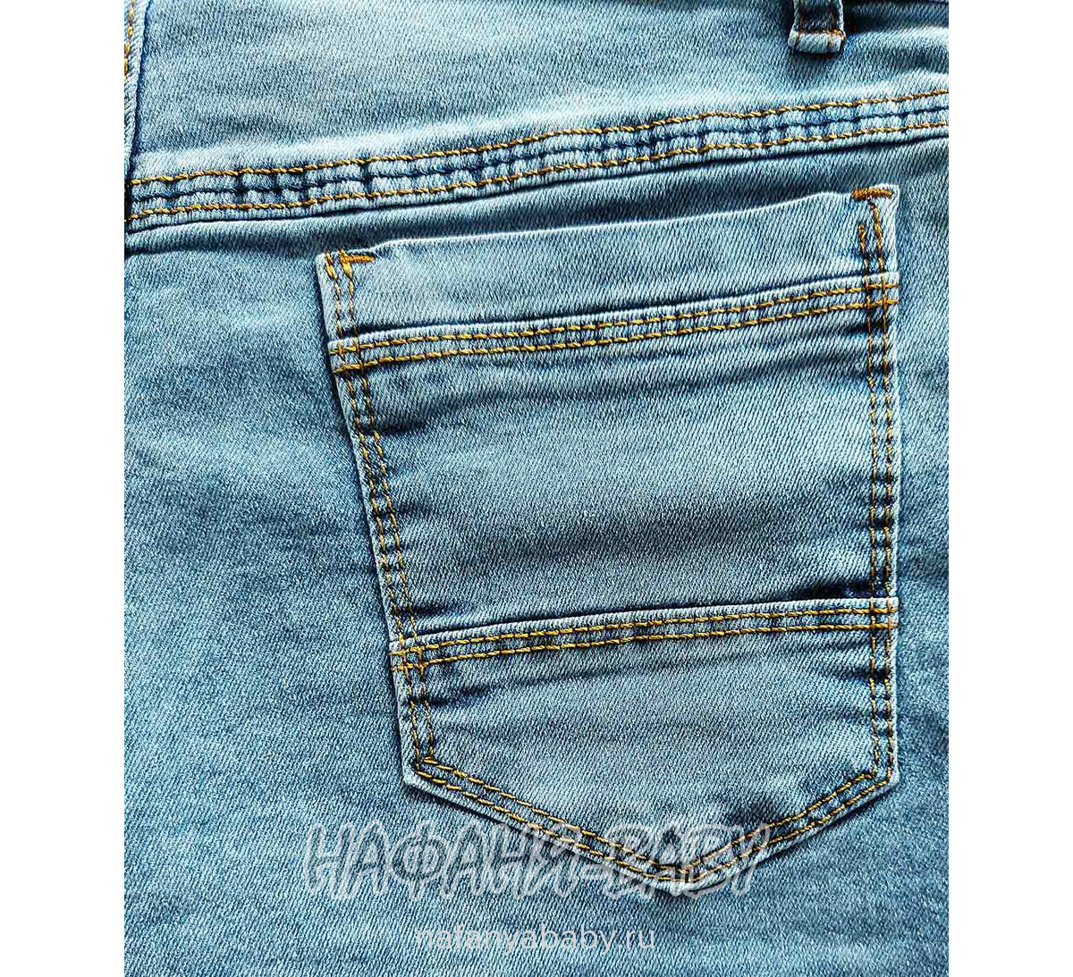 Подростковые джинсы TATI Jeans арт: 2627, 13-17 лет, цвет синий, оптом Турция