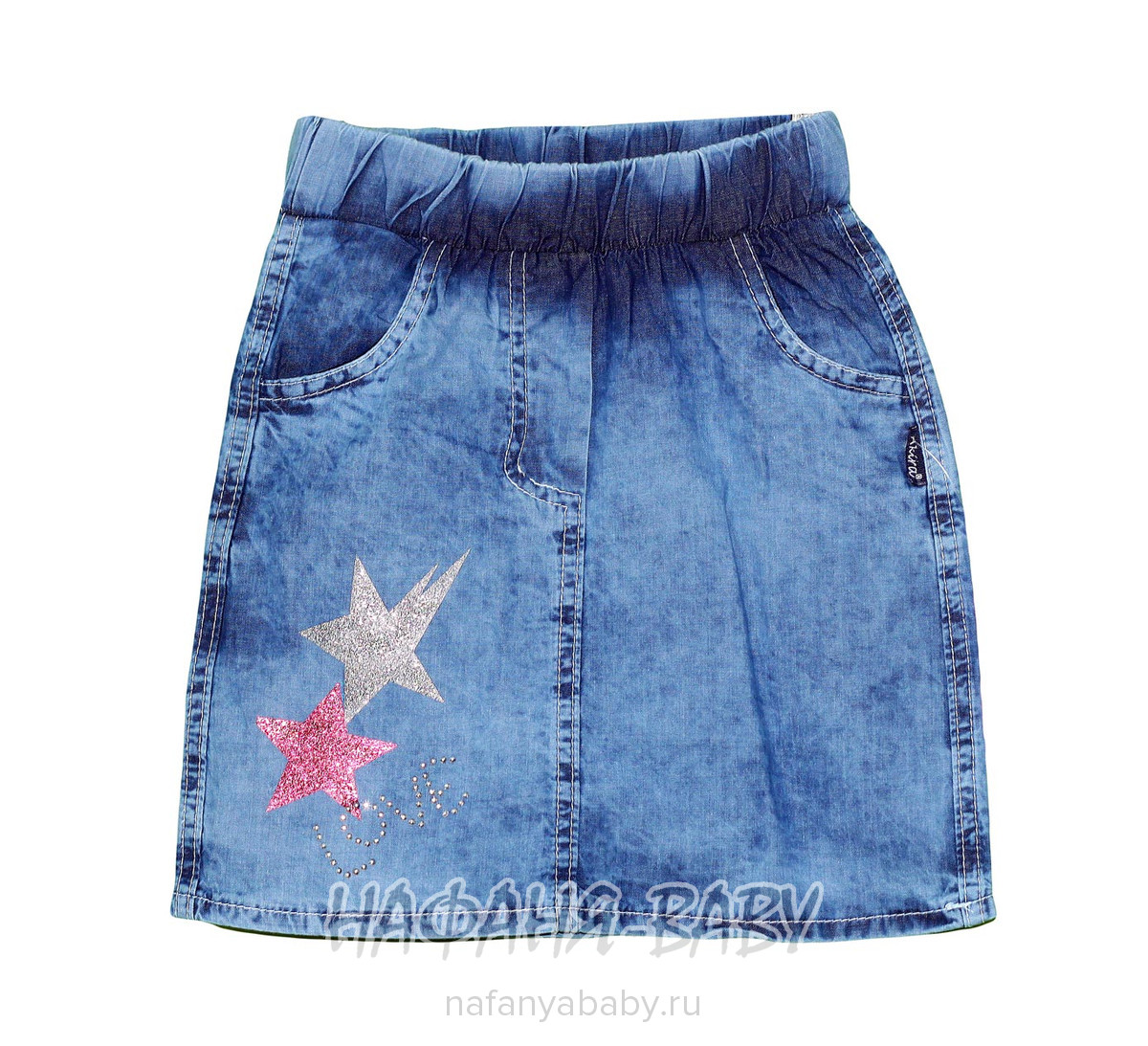 Детская джинсовая юбка AKIRA арт: 2628, 5-9 лет, 1-4 года, оптом Турция