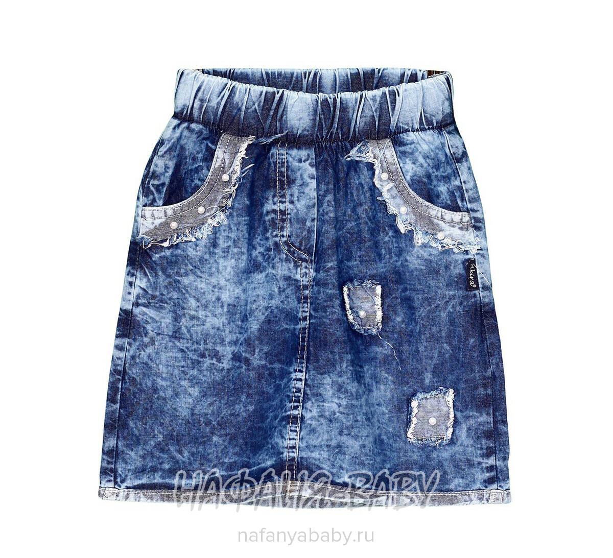 Детская джинсовая юбка AKIRA арт: 2653, 5-9 лет, 1-4 года, оптом Турция