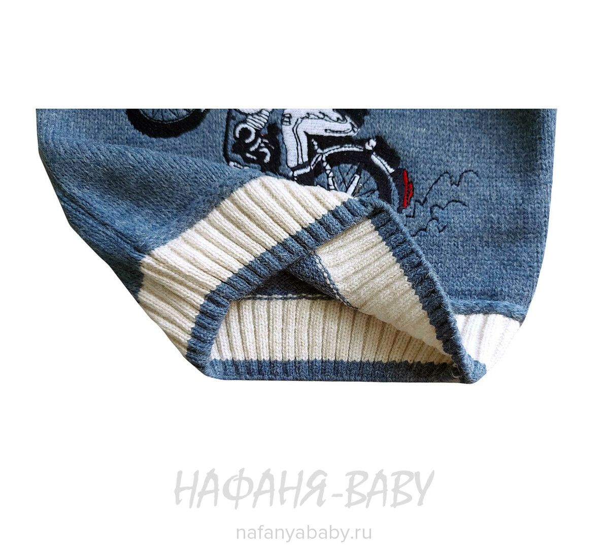 Джемпер для мальчика CORPI арт: 2685, 1-4 года, цвет сине-серый, оптом Турция