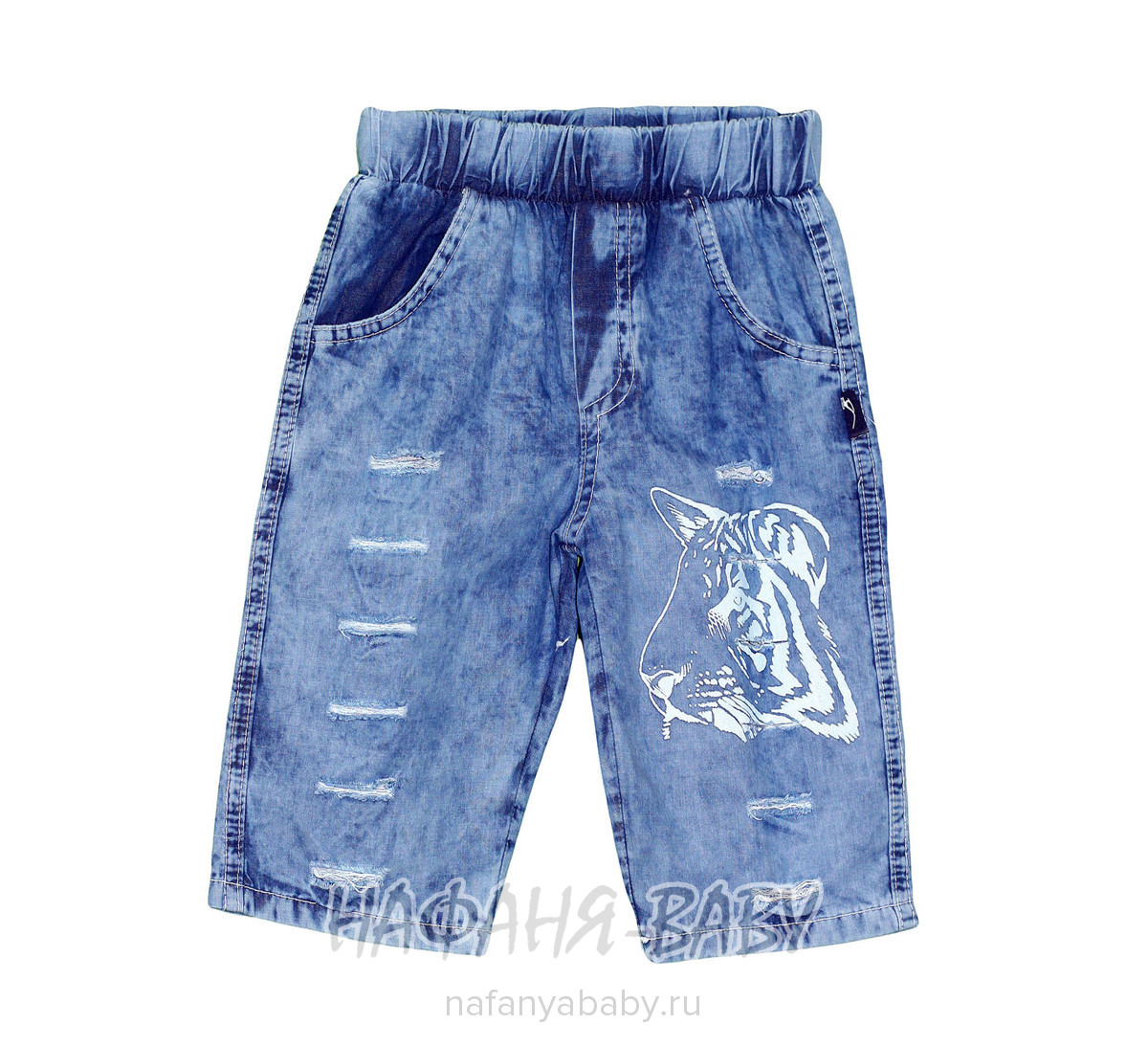 Детские джинсовые шорты AKIRA арт: 2686, 1-4 года, оптом Турция