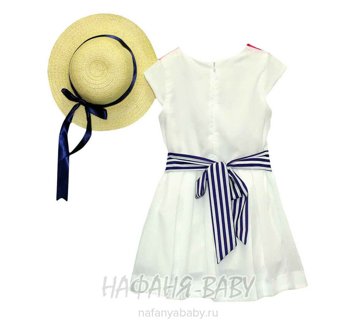 Нарядное платье + шляпка COCOLAND, купить в интернет магазине Нафаня. арт: 2725, цвет молочный