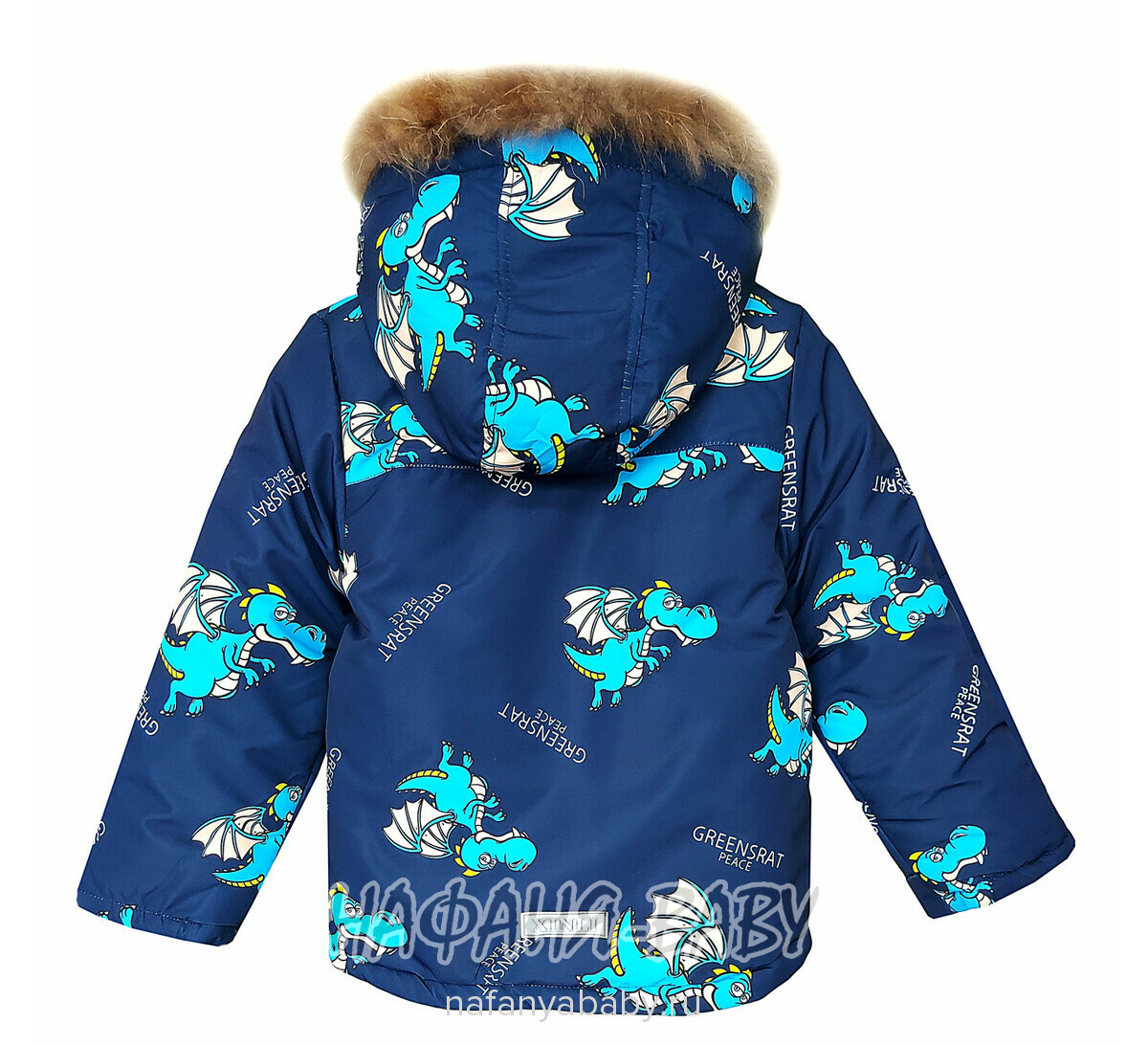 Детский зимний костюм арт.2801, от 3 до 7 лет, оптом Китай (Пекин), цвет темно - синий, оптом Китай (Пекин)