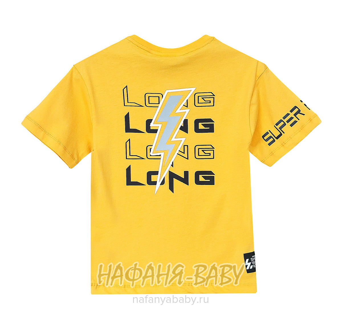 Детская футболка BENETI арт: 2818, 5-9 лет, цвет желтый, оптом Турция