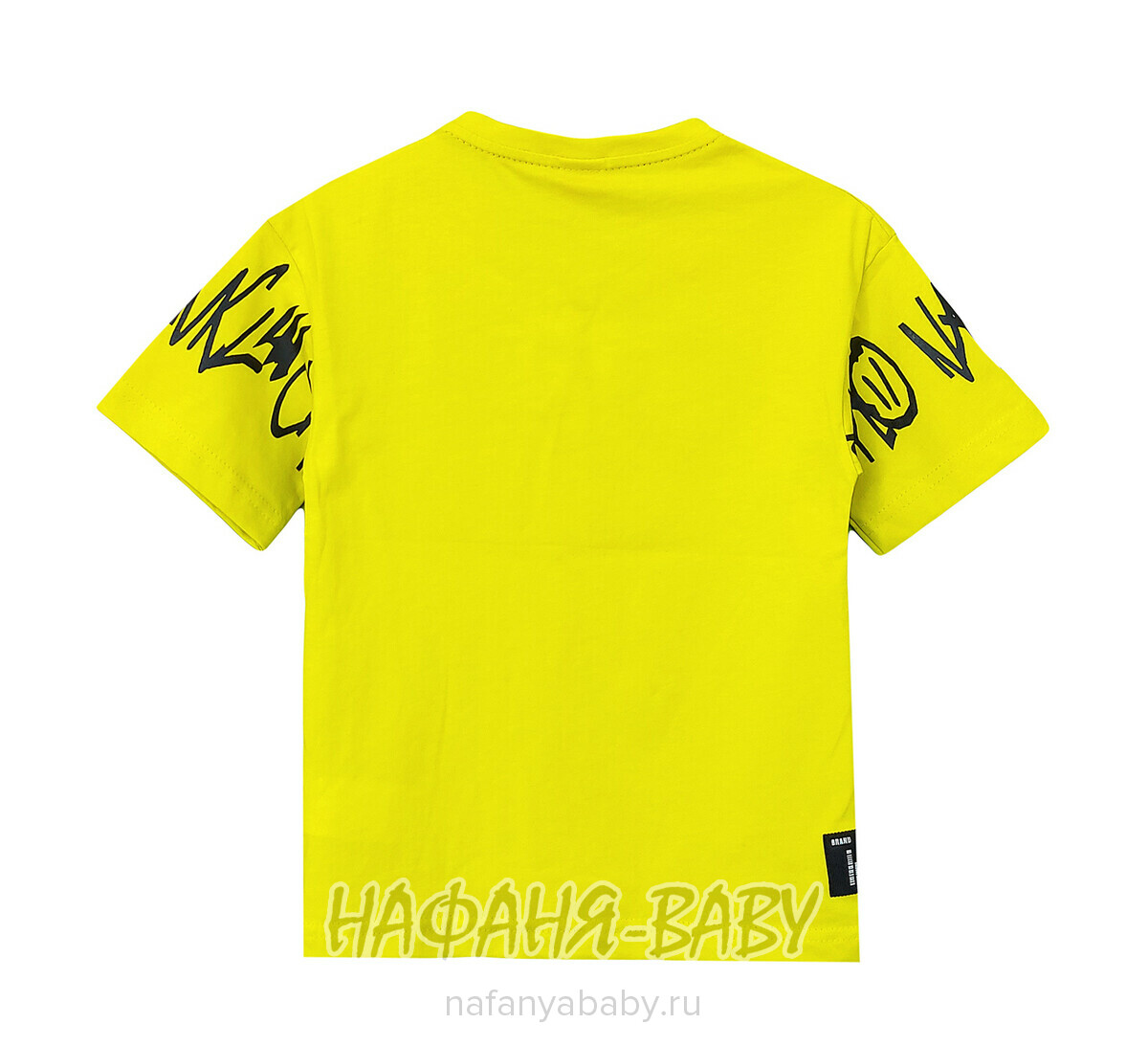 Детская футболка BENETI арт: 2858, 5-9 лет, цвет желтый, оптом Турция