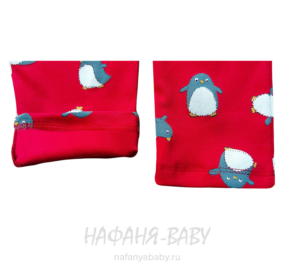 Детская пижама POLI FONI арт: 302, 5-9 лет, 1-4 года, цвет красный, оптом Турция