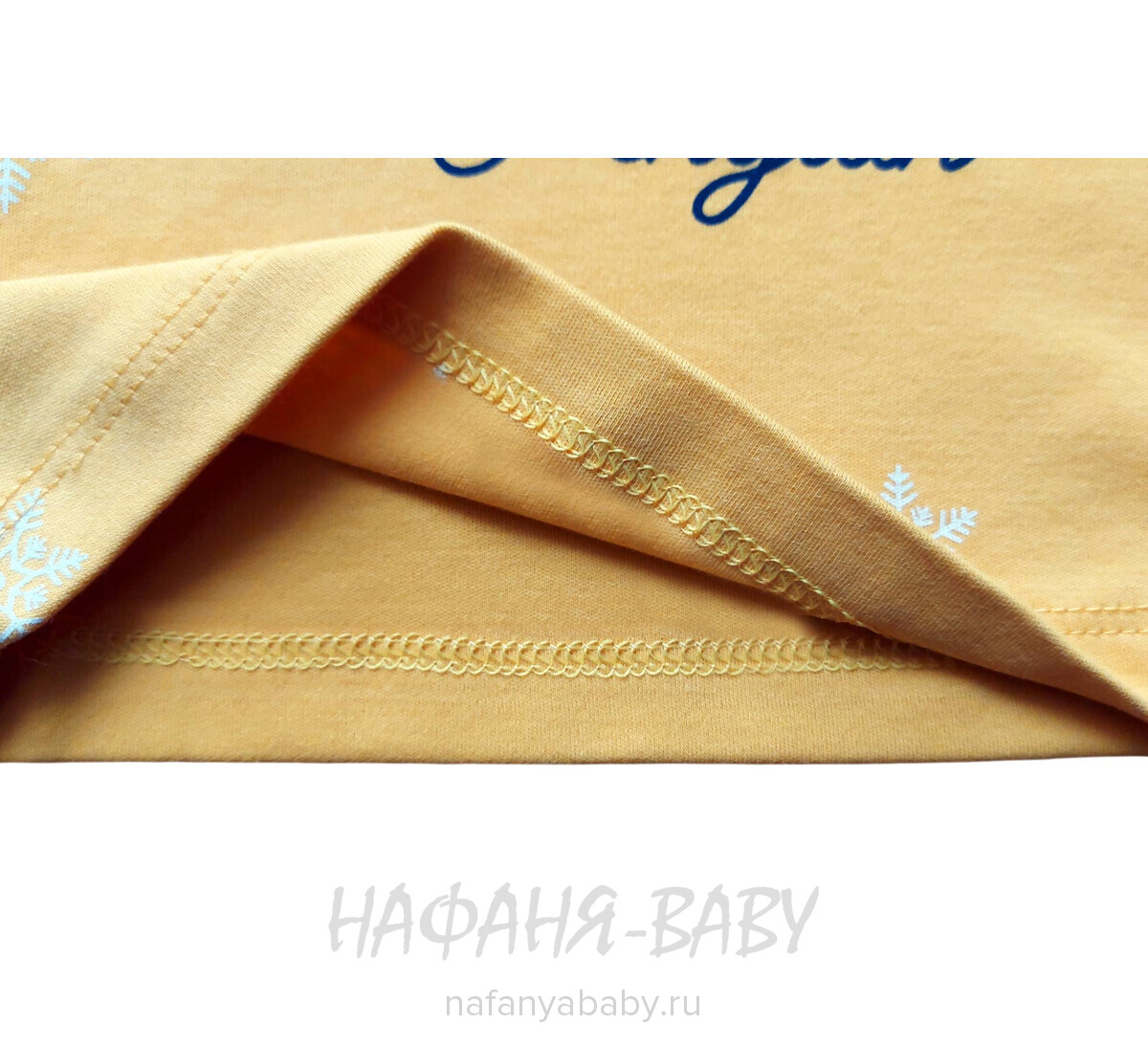 Детская пижама POLI FONI арт: 302, 5-9 лет, 1-4 года, цвет желтый, оптом Турция