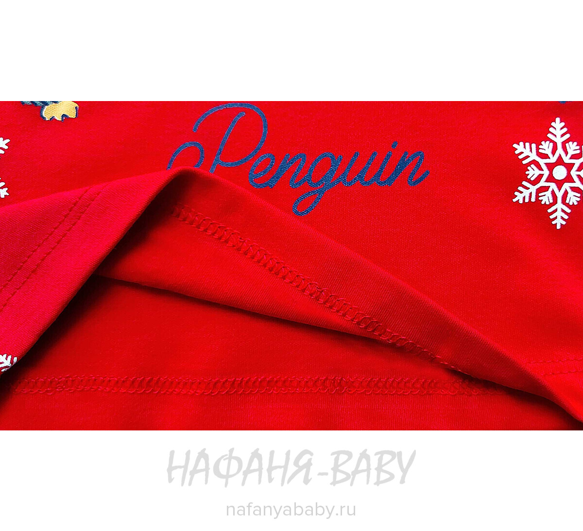 Детская пижама POLI FONI арт: 302, 5-9 лет, 1-4 года, цвет красный, оптом Турция