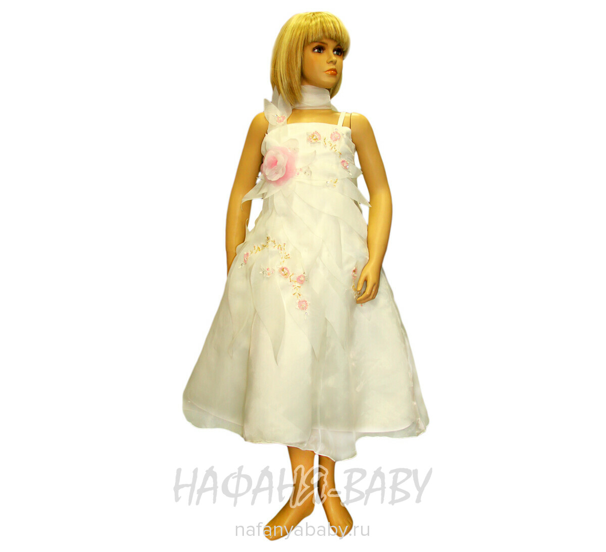 Детское нарядное платье+шарфик BABY MOSES, купить в интернет магазине Нафаня. арт: 206.