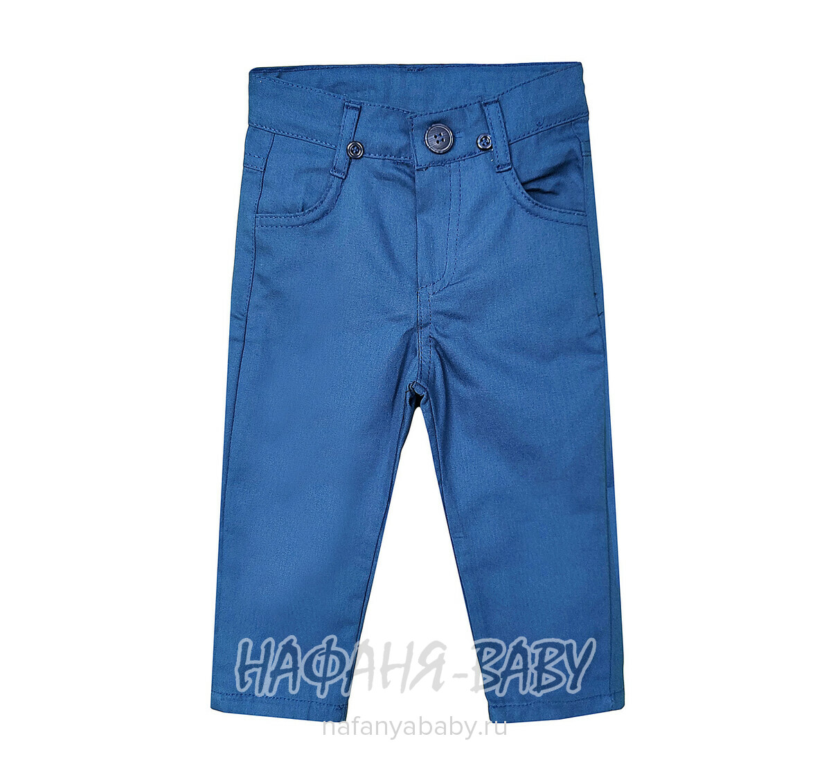 Детский костюм (рубашка + брюки) EFBEY арт. 3087, 1-4 года, цвет белый с синим, оптом Турция