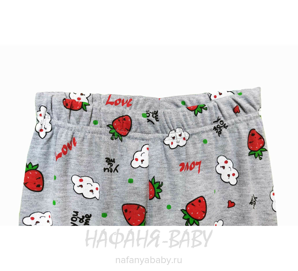 Детская пижама POLI FONI арт: 308, 5-9 лет, 1-4 года, цвет серый меланж, оптом Турция