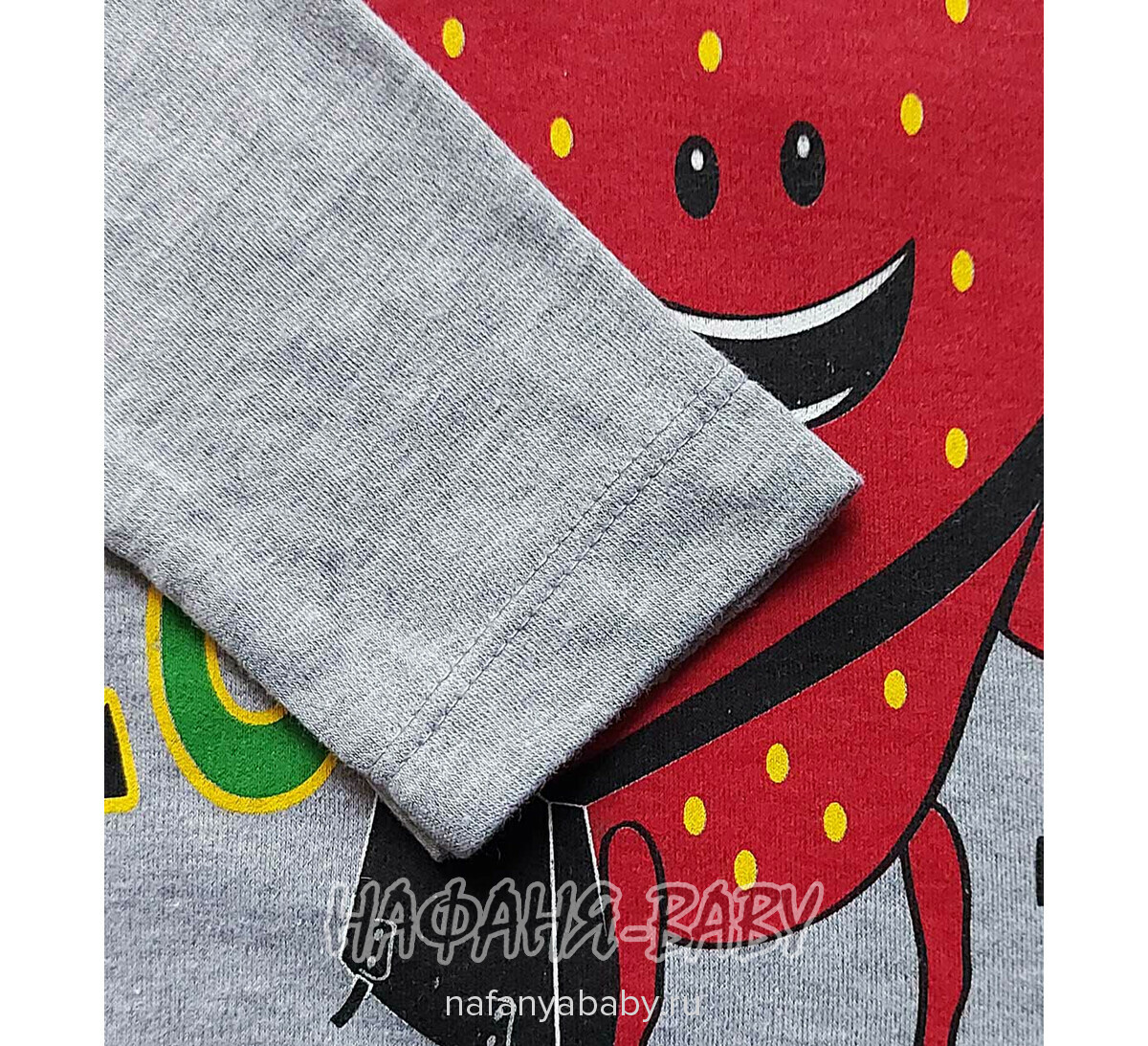 Детская пижама POLI FONI арт: 308, 5-9 лет, 1-4 года, цвет серый меланж, оптом Турция