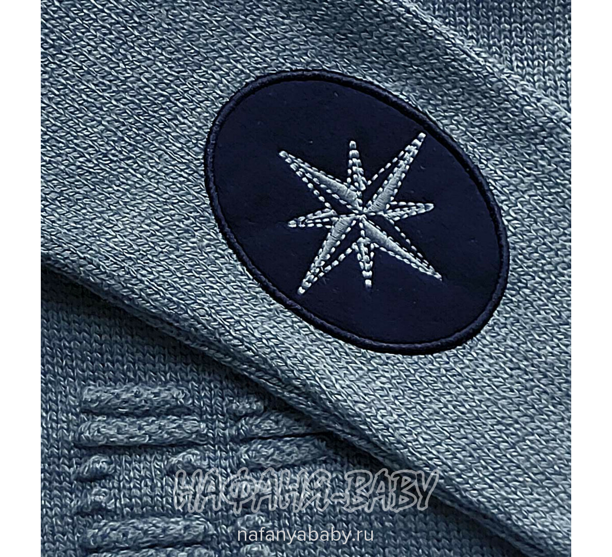 Вязанный джемпер для мальчика CORPI, купить в интернет магазине Нафаня. арт: 3103, цвет серо-голубой