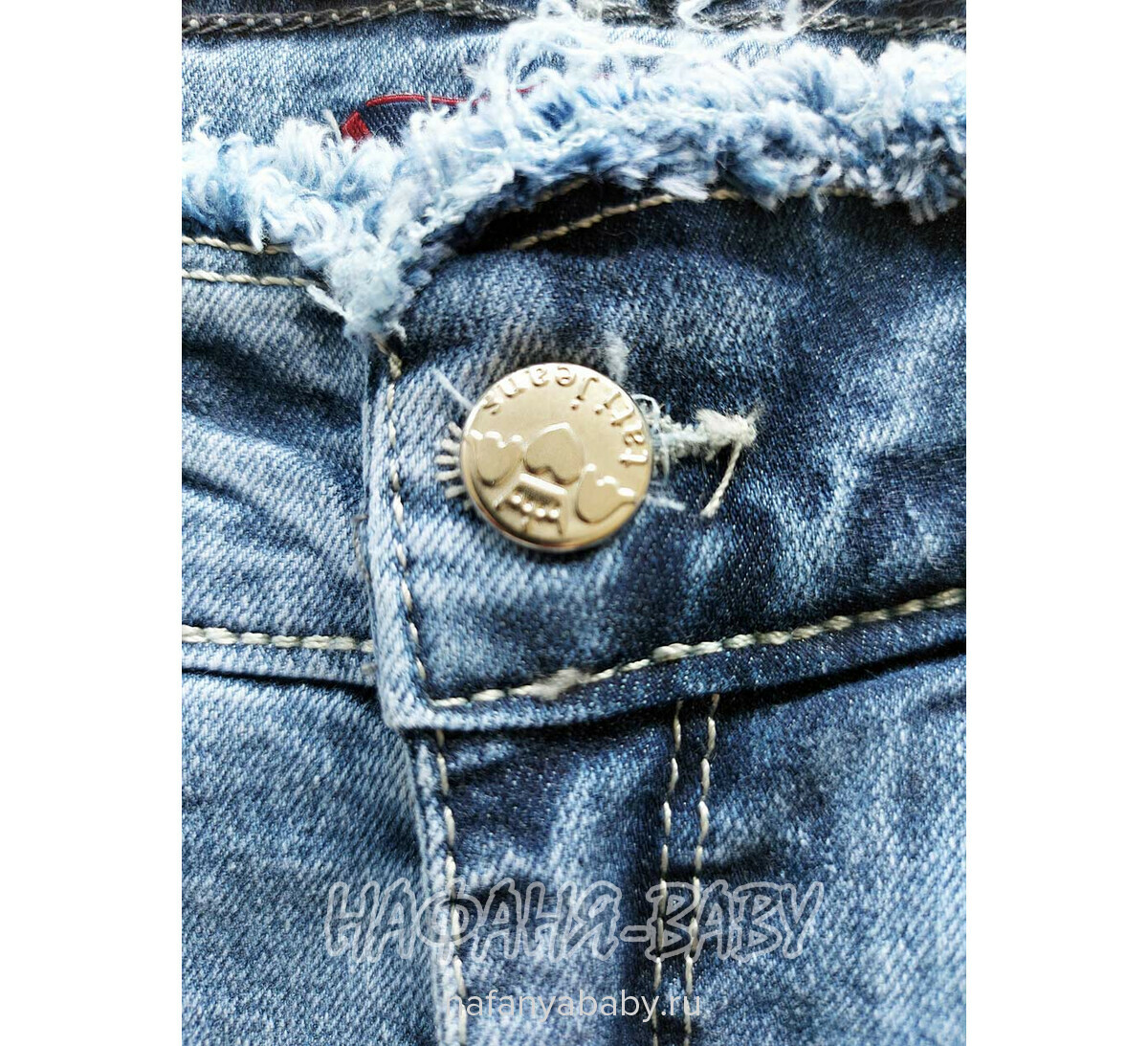 Детские джинсы TATI Jeans арт: 3125, 3-7 лет, цвет синий, оптом Турция