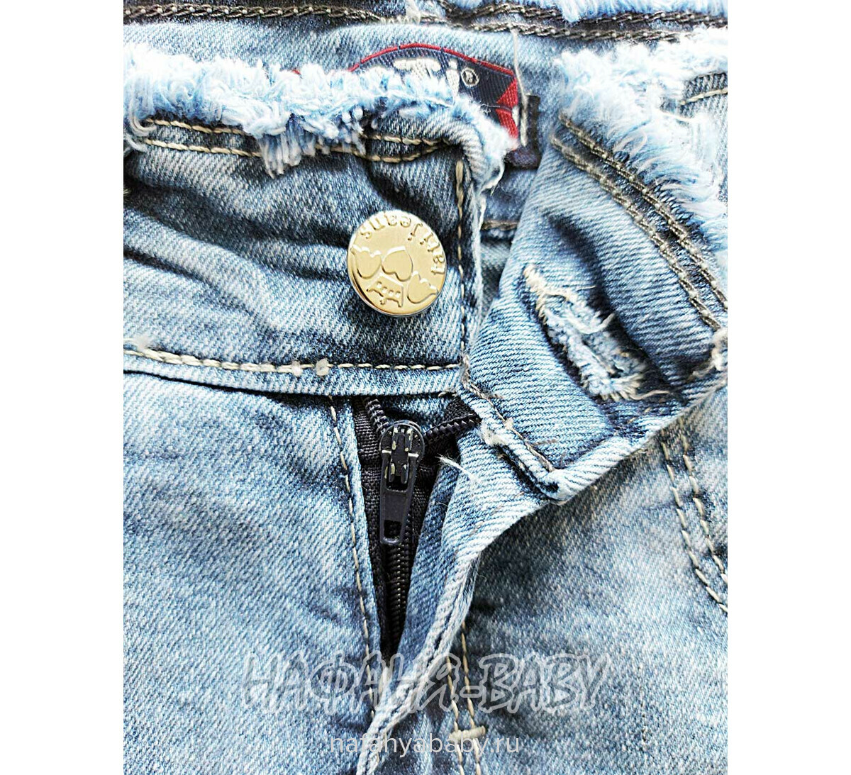 Подростковые джинсы TATI Jeans арт:3126, 8-12 лет, цвет синий, оптом Турция