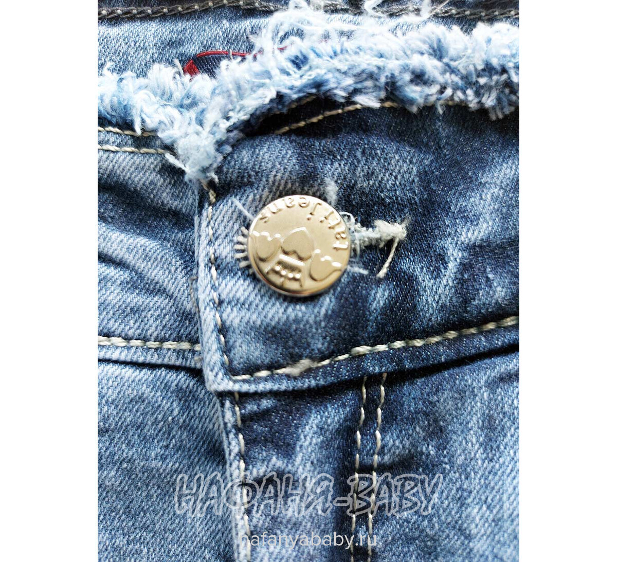 Подростковые джинсы TATI Jeans арт:3126, 8-12 лет, цвет синий, оптом Турция