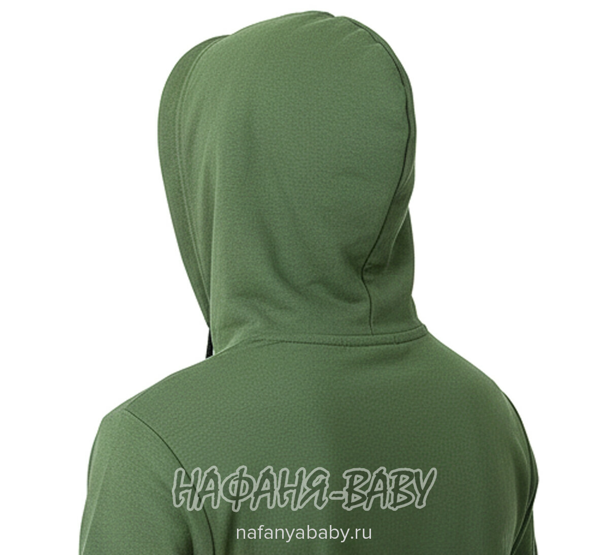 Футболка с капюшоном ALG, купить в интернет магазине Нафаня. арт: 322754, цвет дымчато-зеленый хаки