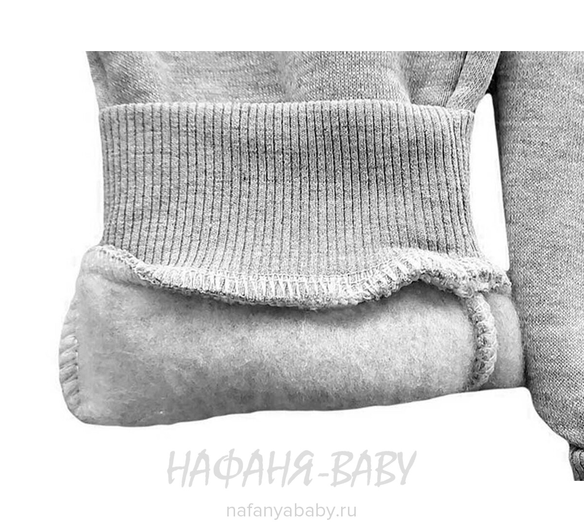 Теплые брюки с начесом MISIL арт: 3636 13-16, 10-15 лет, цвет серый меланж, оптом Турция