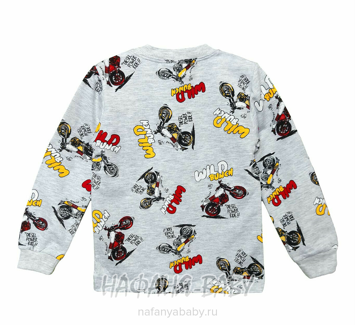 Детская пижама Cit-Cit арт: 3765 от 2 до 5 лет, цвет серый меланж, оптом Турция