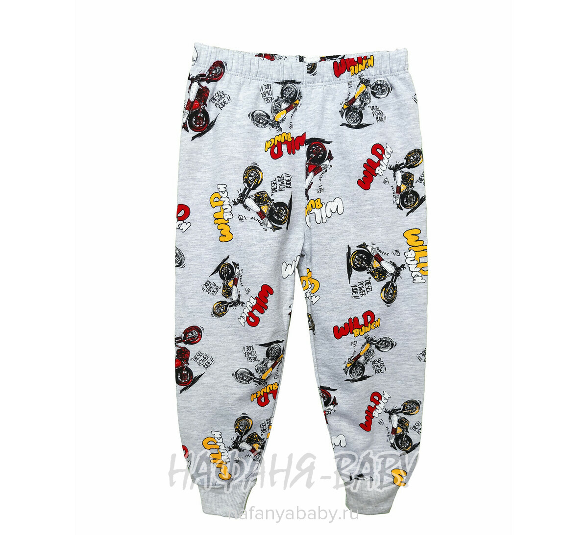 Детская пижама Cit-Cit арт: 3765 от 2 до 5 лет, цвет серый меланж, оптом Турция