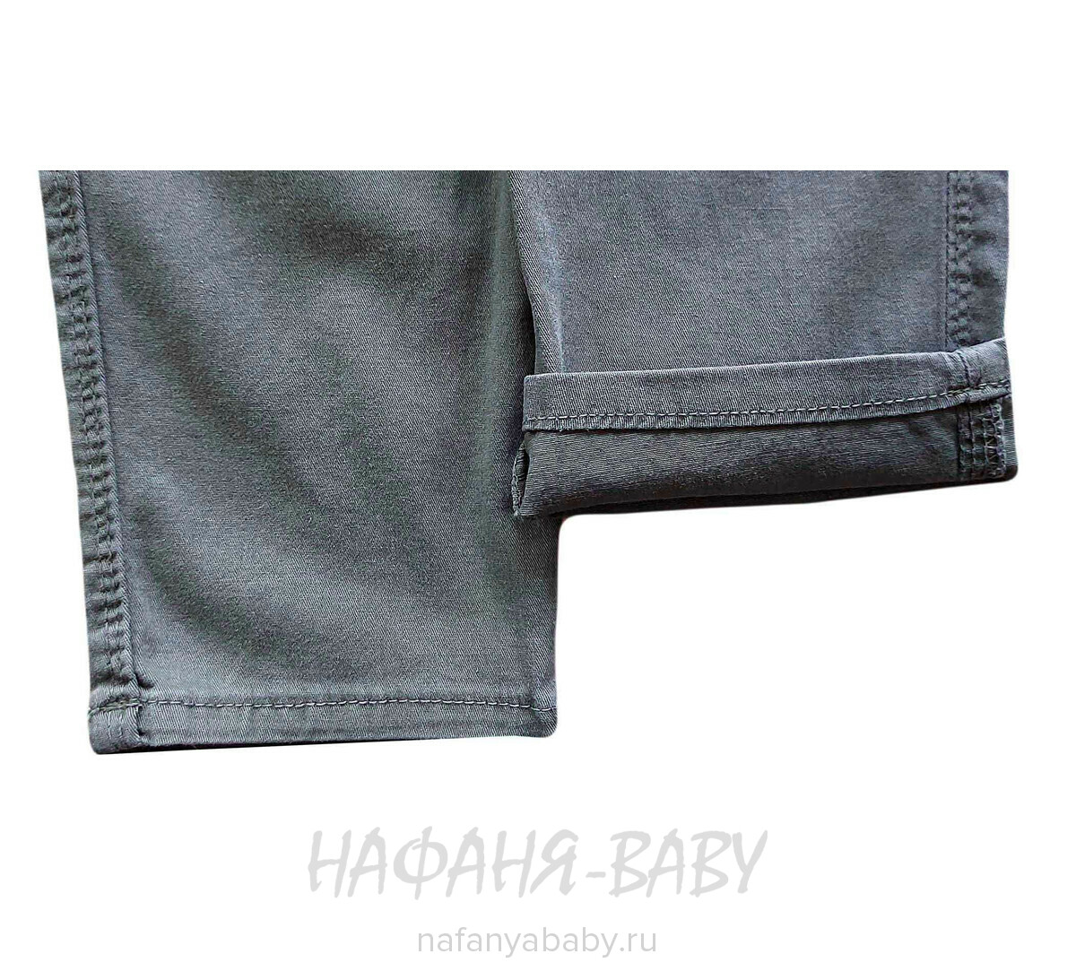 Подростковые летние брюки YAVRUCAK арт: 5256, 8-12 лет, цвет темно-серый, оптом Турция