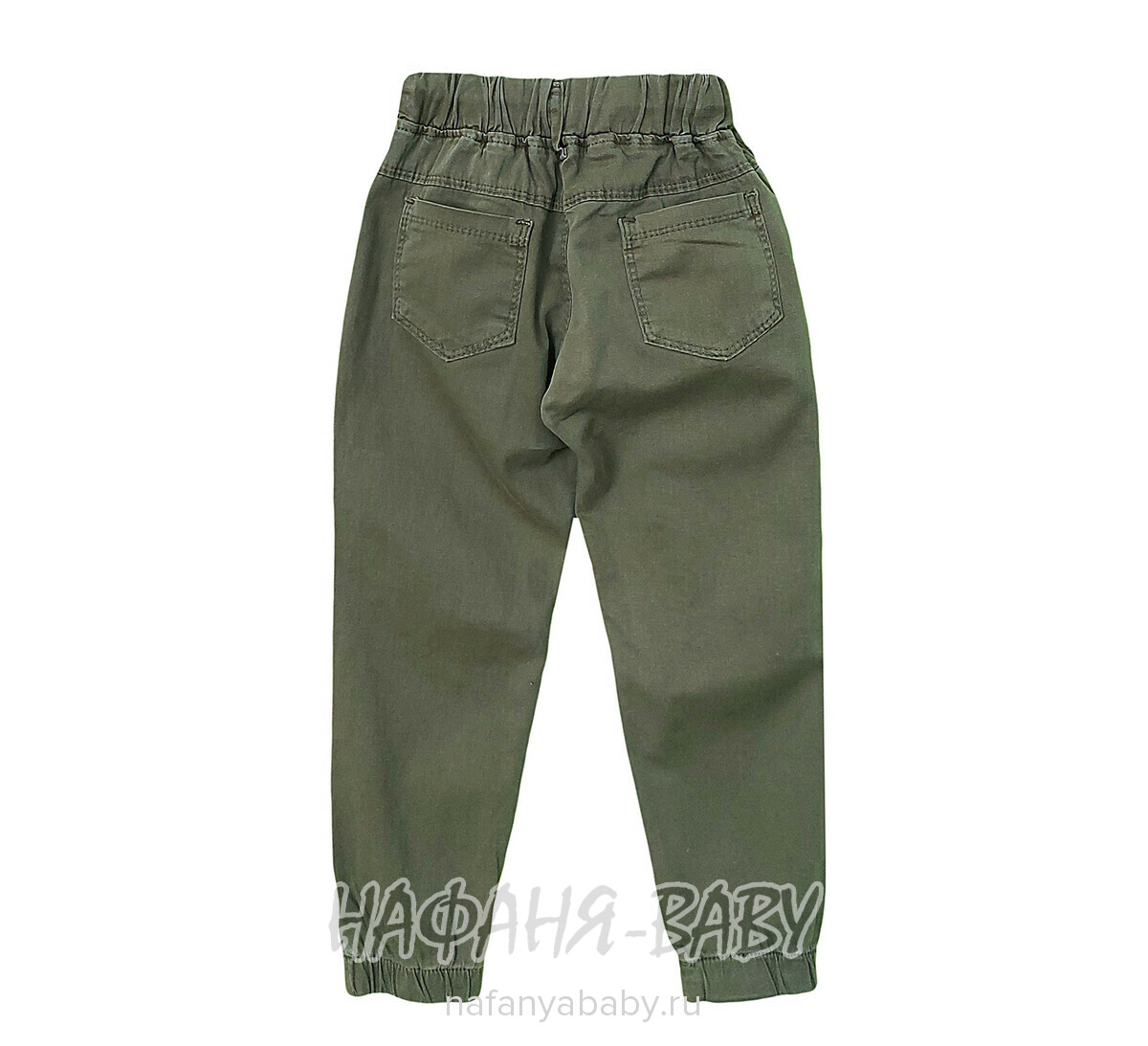 Детские летние брюки YAVRUCAK арт: 4259, 2-6 лет, цвет темный защитный хаки, оптом Турция