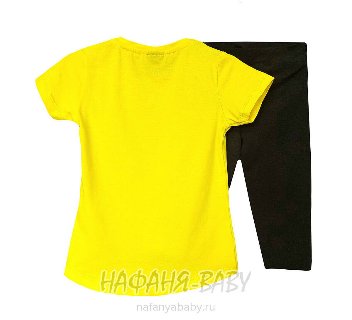 Костюм (футболка + лосины) JOXFUL арт: 5003, 2-5 лет, цвет желтый, оптом Турция