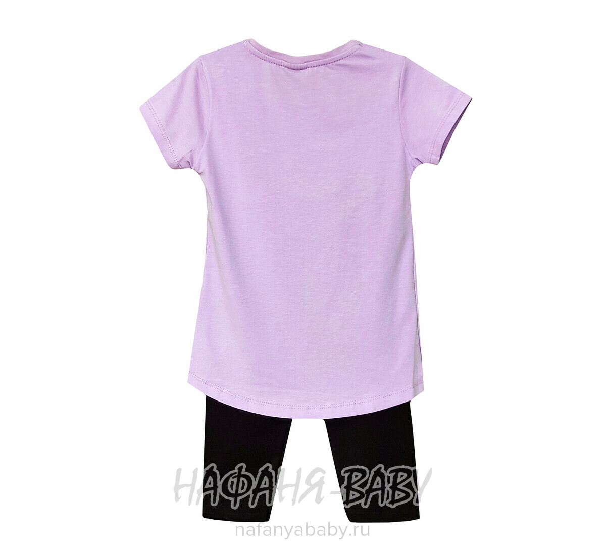 Костюм (футболка + лосины) JOXFUL арт: 5003, 2-5 лет, цвет сиреневый, оптом Турция