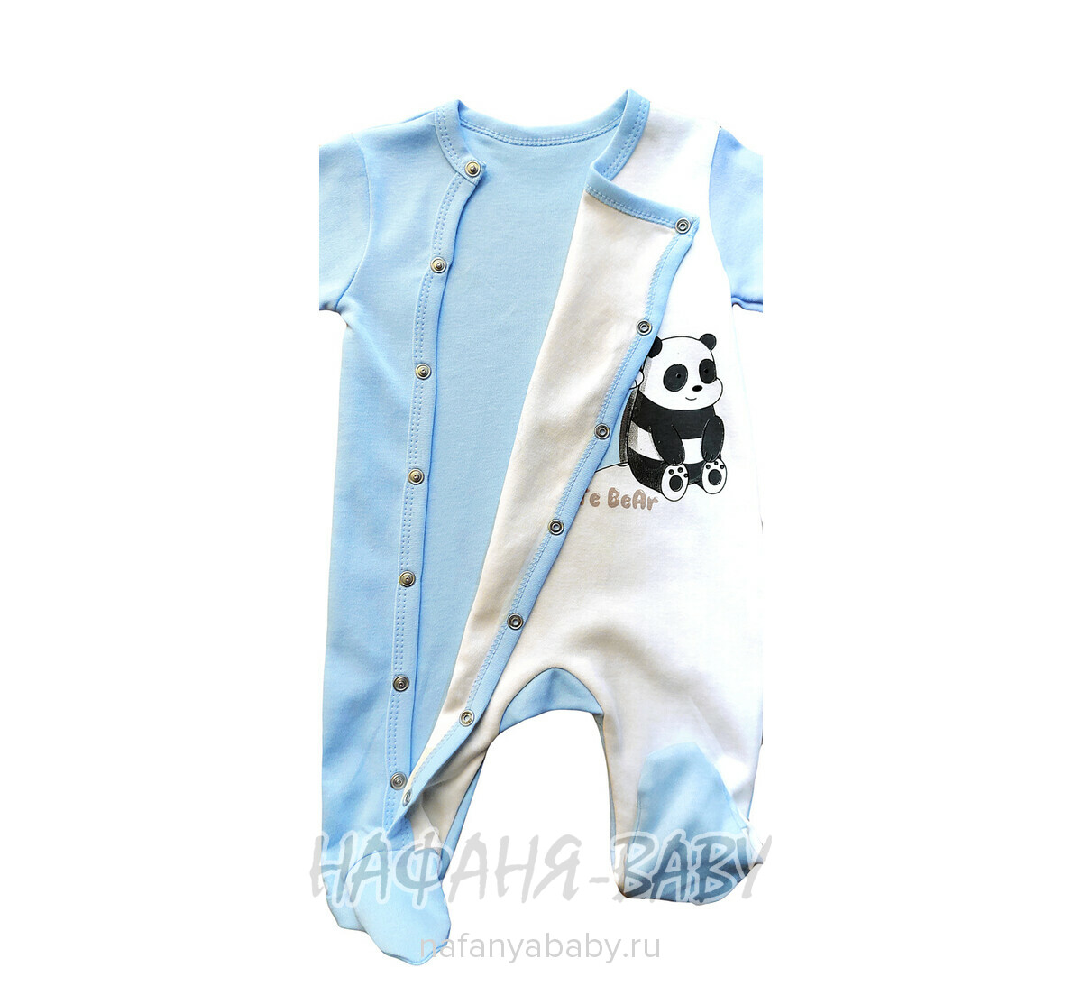 Комбинезон для новорожденных BEBIO арт. 5003, 0-12 мес, цвет голубой, оптом Турция