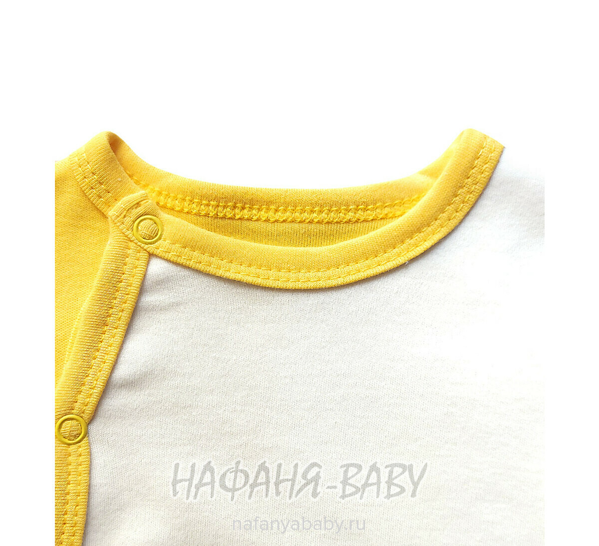 Комбинезон для новорожденных BEBIO арт. 5003, 0-12 мес, цвет желтый, оптом Турция