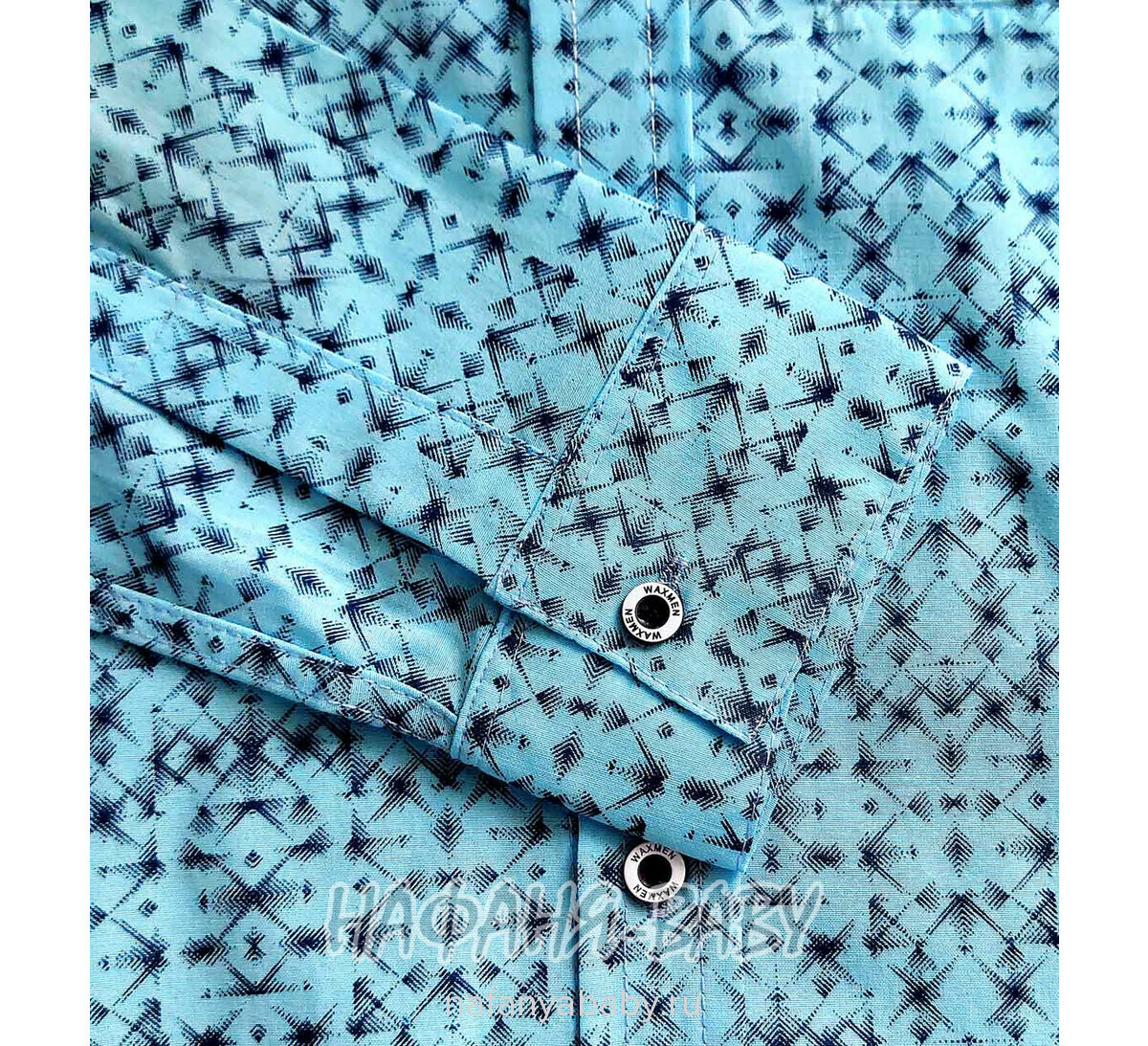 Детская рубашка с длинным рукавом WAXMEN, купить в интернет магазине Нафаня. арт: 5123, цвет голубой