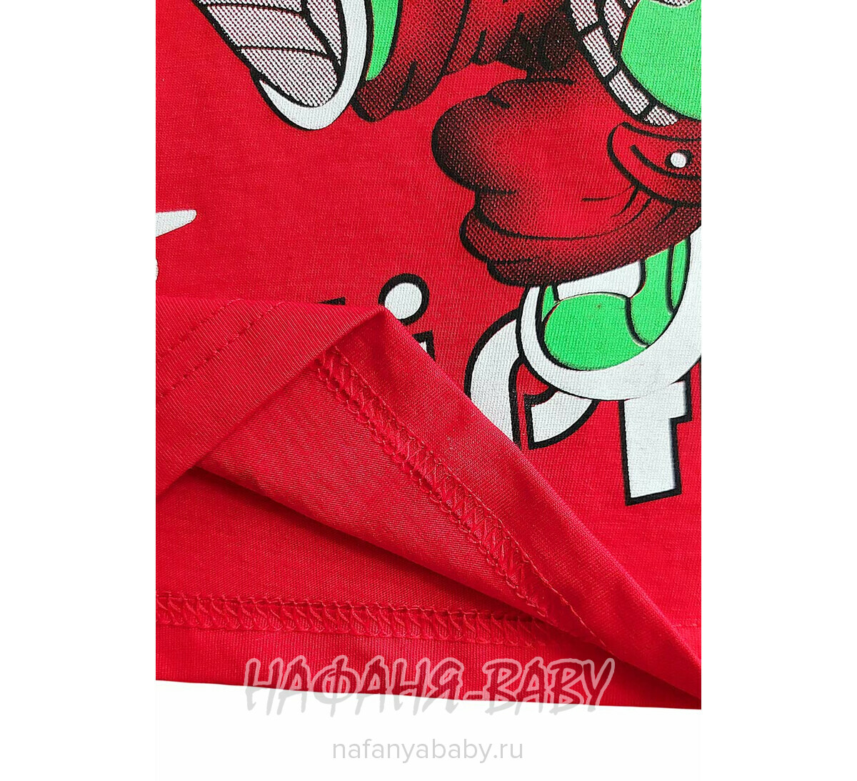 Детский костюм (футболка+шорты) MIXIMA арт: 5150, 1-4 года, 5-9 лет, цвет красный, оптом Турция