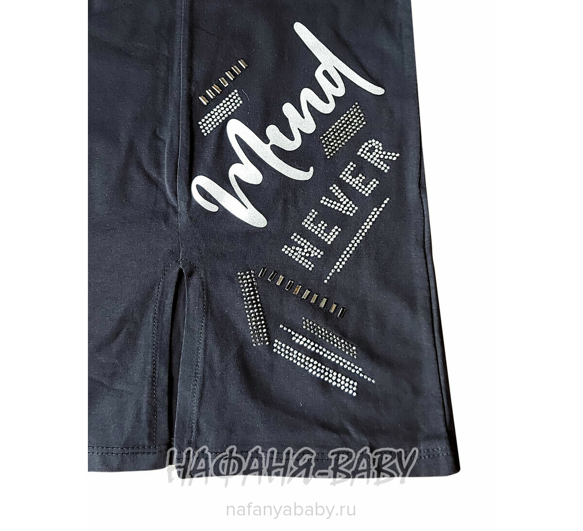 Платье-туника LILY Kids арт: 5159, 10-15 лет, 5-9 лет, цвет черный, оптом Турция