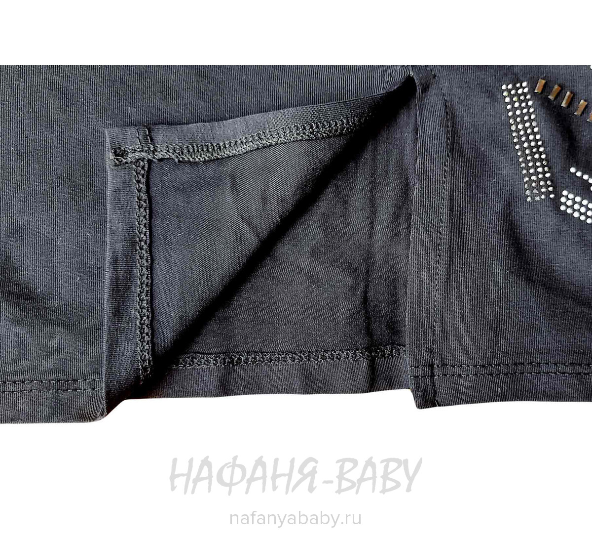 Платье-туника LILY Kids арт: 5159, 10-15 лет, 5-9 лет, цвет черный, оптом Турция