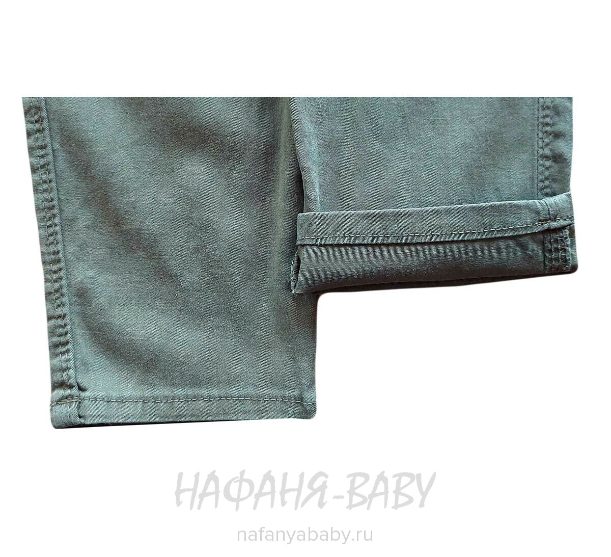 Подростковые летние брюки YAVRUCAK арт: 5256, 8-12 лет, цвет темный защитный хаки, оптом Турция