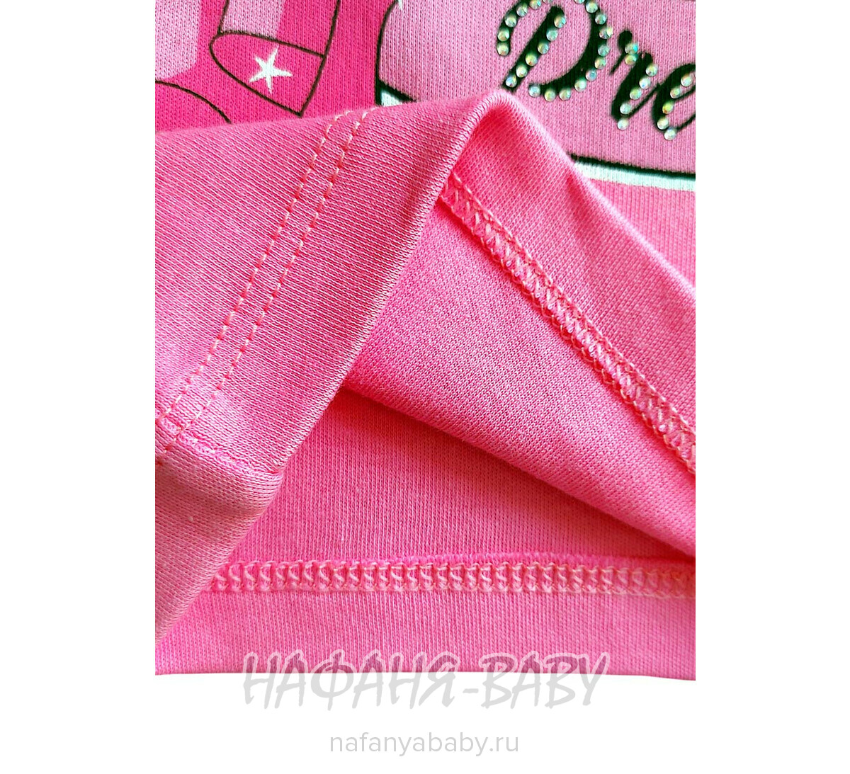 Детский лонгслив с принтом UNRULY, купить в интернет магазине Нафаня. арт: 5468, цвет розовый