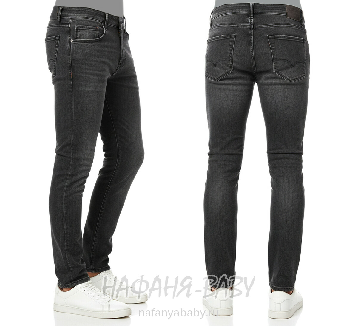 Подростковые джинсы TATI Jeans  арт: 5612, 13-17 лет, цвет черный, оптом Турция