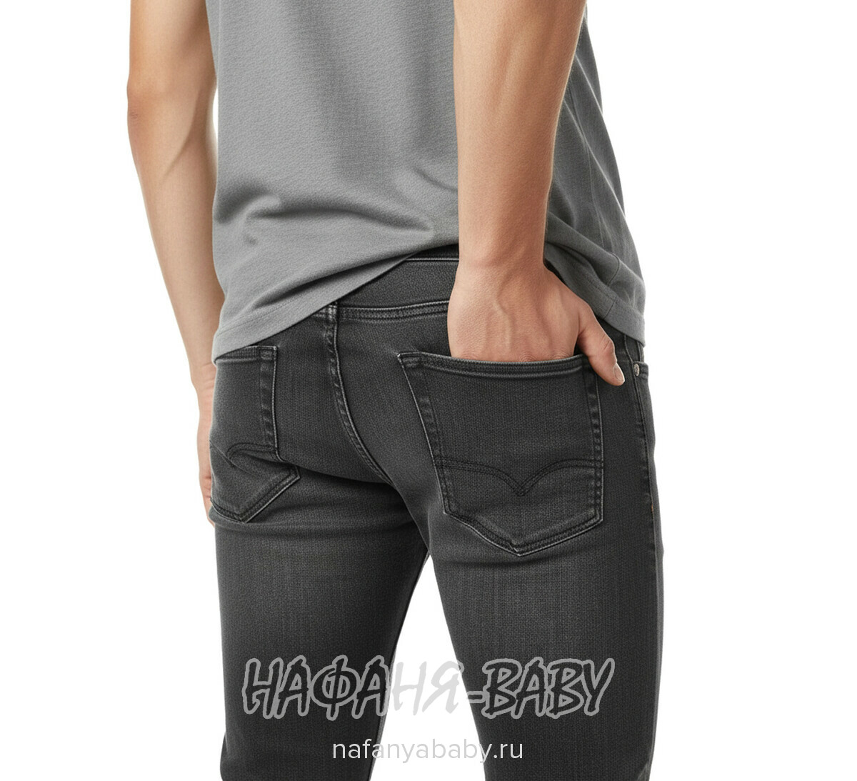 Подростковые джинсы TATI Jeans  арт: 5612, 13-17 лет, цвет черный, оптом Турция