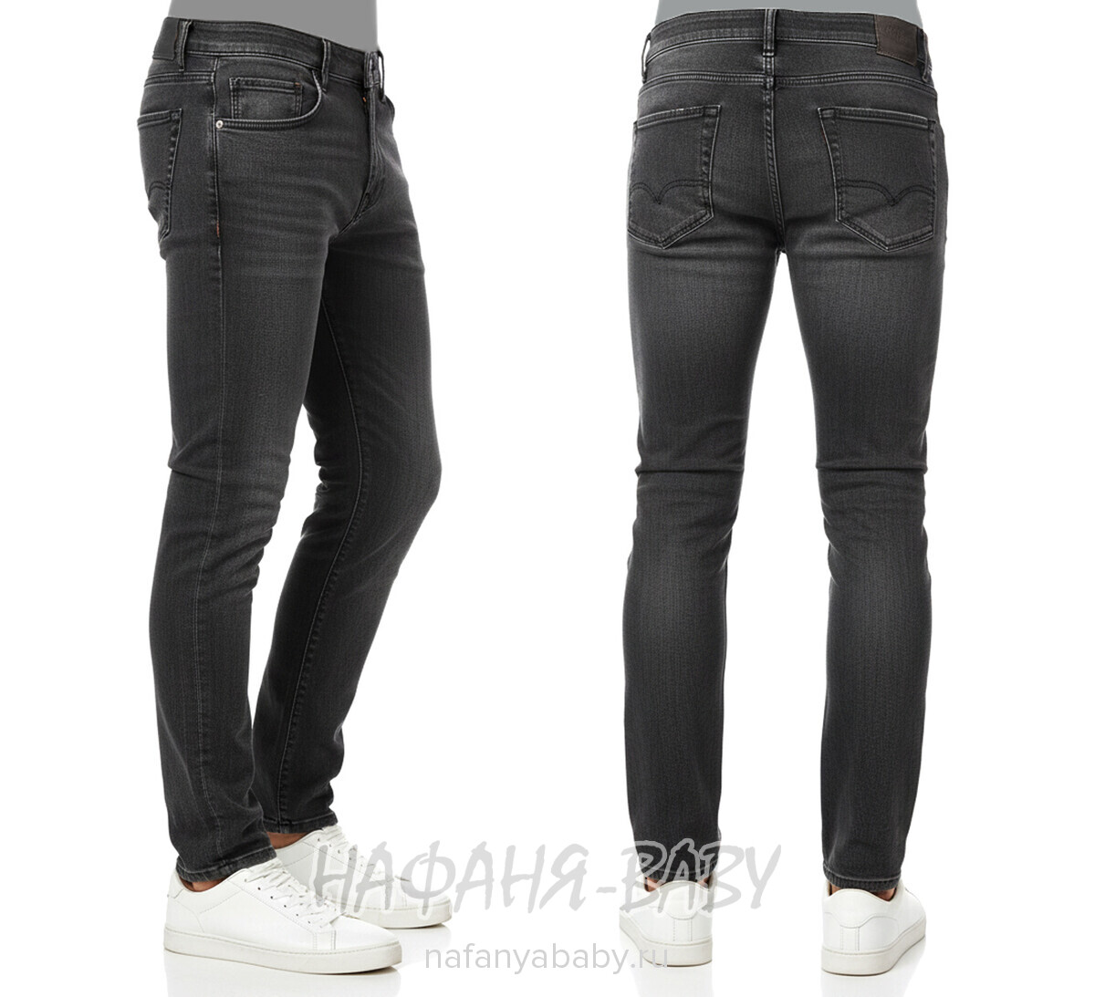 Подростковые джинсы TATI Jeans  арт: 5612, 13-17 лет, цвет черный, оптом Турция