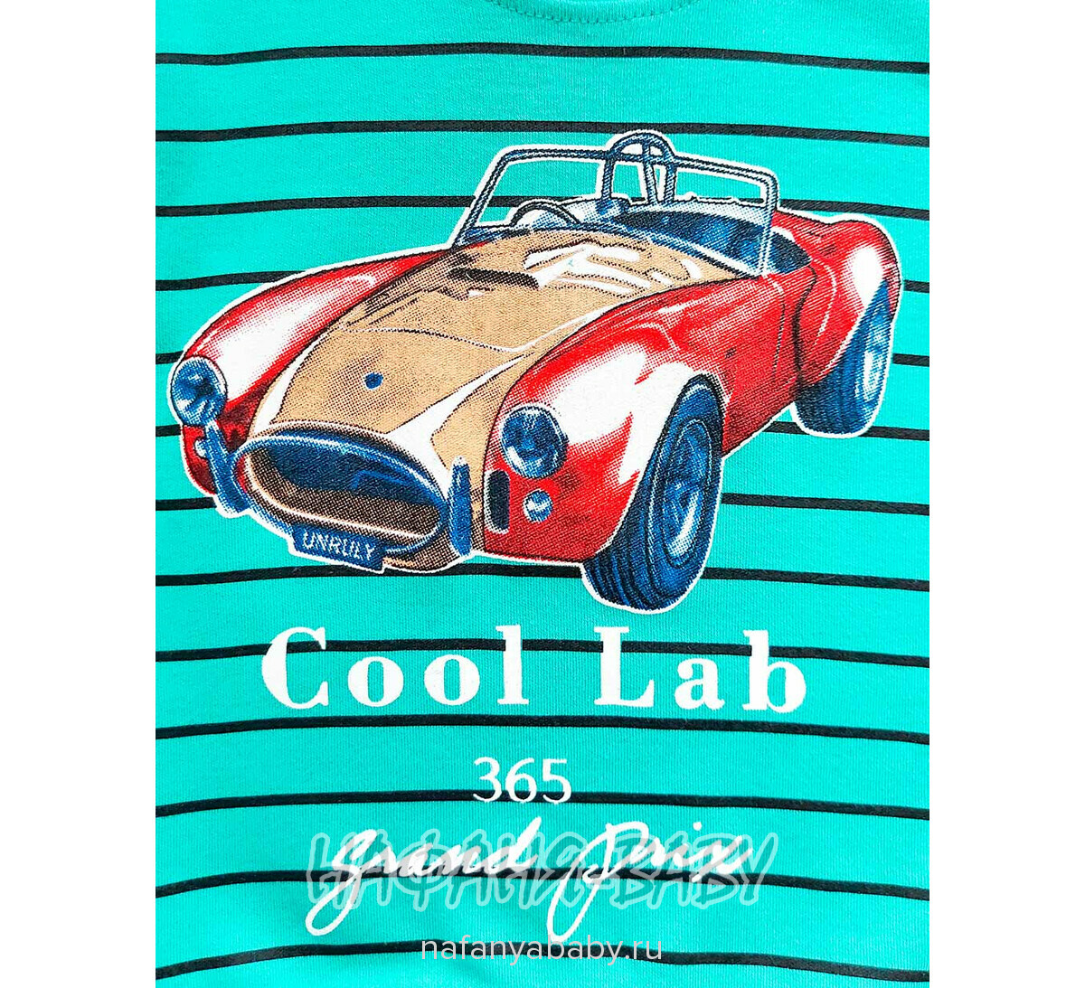 Детский свитшот UNRULY арт: 5650 от 1 до 3 лет, цвет бирюзовый, оптом Турция