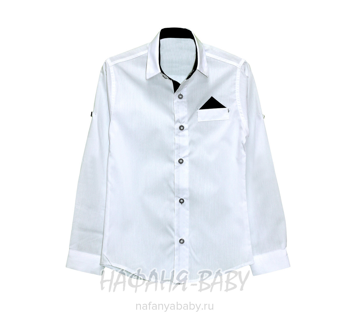 Белая рубашка для мальчика FABEY, купить в интернет магазине Нафаня. арт: 579 6-9.