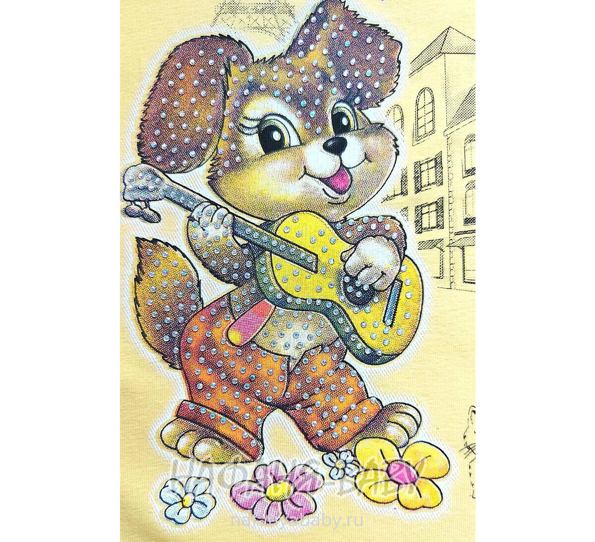 Купить утепленную водолазку ЗАЙКА NARMINI арт: 5800, 1-4 года, цвет желтый, оптом Турция