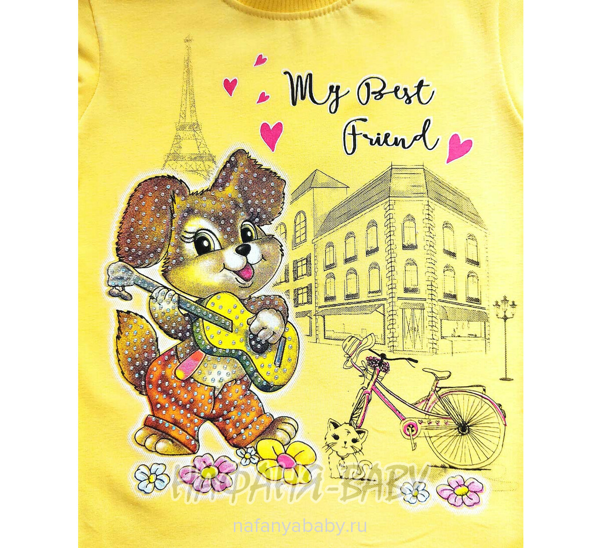 Купить утепленную водолазку ЗАЙКА NARMINI арт: 5800, 1-4 года, цвет желтый, оптом Турция